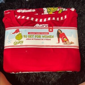 The Grinch Red Holiday Pajama Set for Women